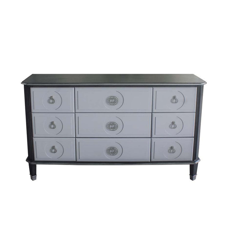 House - Beatrice Dresser - Charcoal & Light Gray Finish