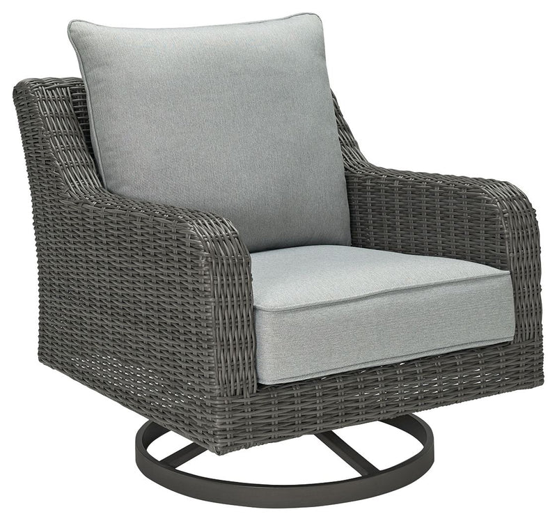 Elite Park - Gray - Swivel Lounge w/ Cushion