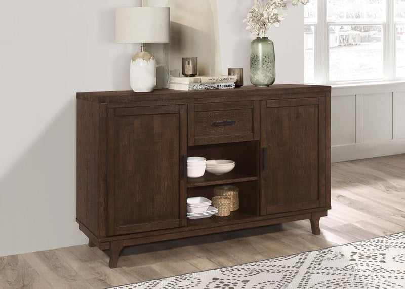 Reynolds - 2-Door Dining Sideboard Server - Brown Oak