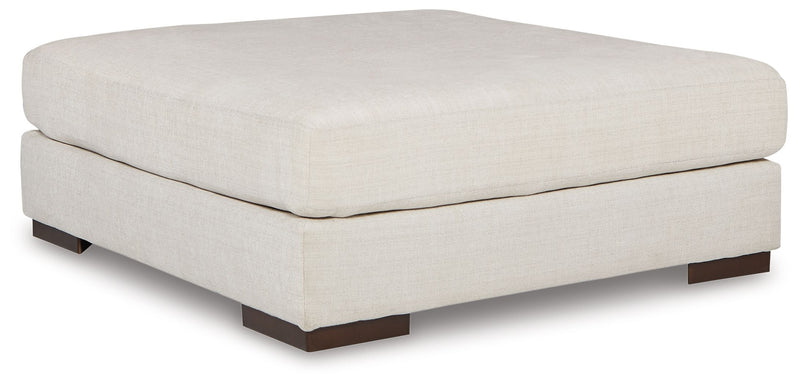 Lyndeboro - Natural - Oversized Accent Ottoman