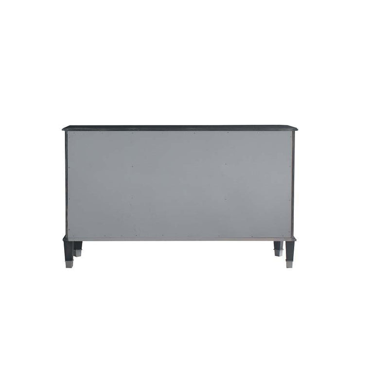 House - Beatrice Dresser - Charcoal & Light Gray Finish