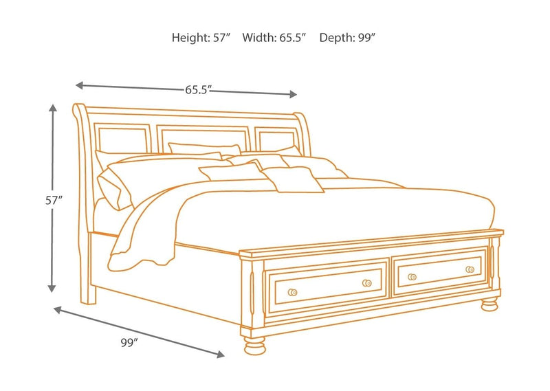 Porter - Sleigh Bedroom Set