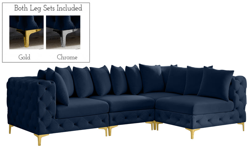 Tremblay - Modular Sectional 4 Piece - Navy