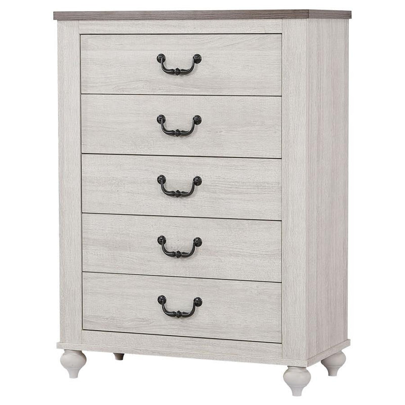 Stillwood - 5-Drawer Chest - Vintage Linen