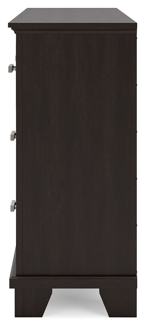 Covetown - Dark Brown - Dresser