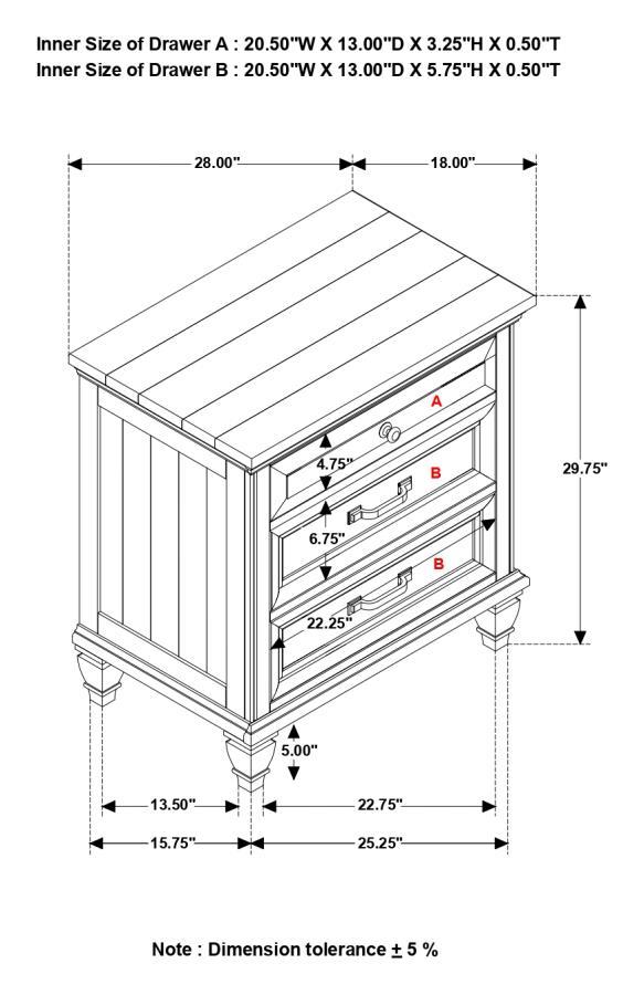 Avenue - Nightstand