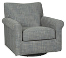 Renley - Swivel Glider Accent Chair - Ash