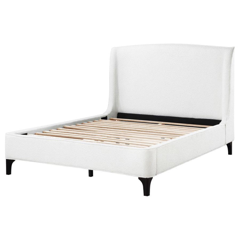 Mosby - Upholstered Curved Headboard Platform Bed