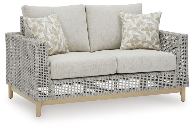 Seton Creek - Gray - 4 Pc. - Lounge Set