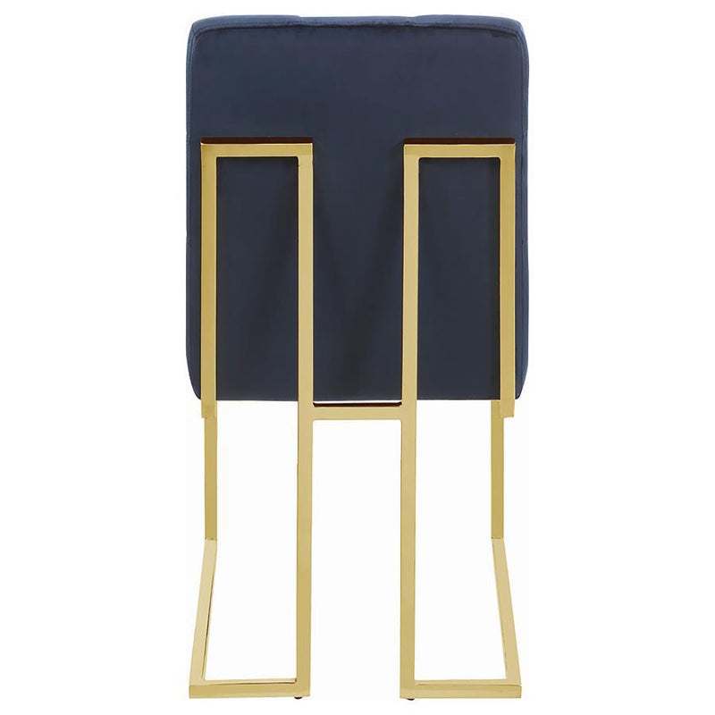 Cisco - Velvet Upholstered Dining Side Chair (Set of 2) - Gold