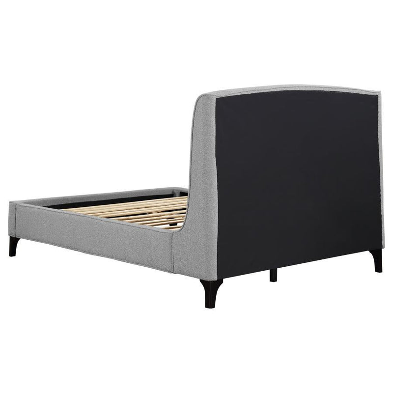 Mosby - Upholstered Curved Headboard Platform Bed