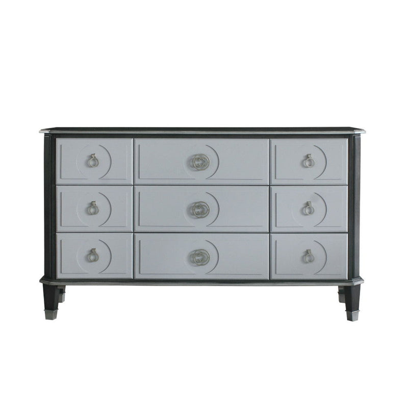 House - Beatrice Dresser - Charcoal & Light Gray Finish