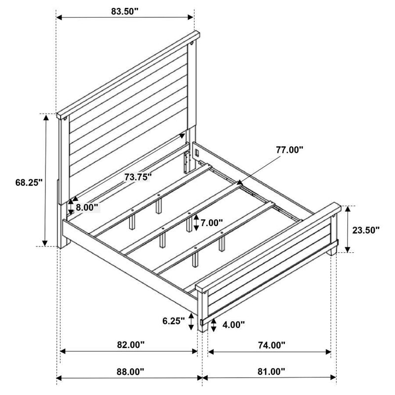 Lilith - Panel Bed