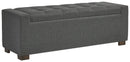 Cortwell - Storage Bench - Gray