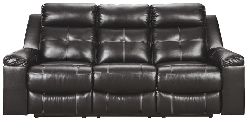 Kempten - Black - Reclining Sofa