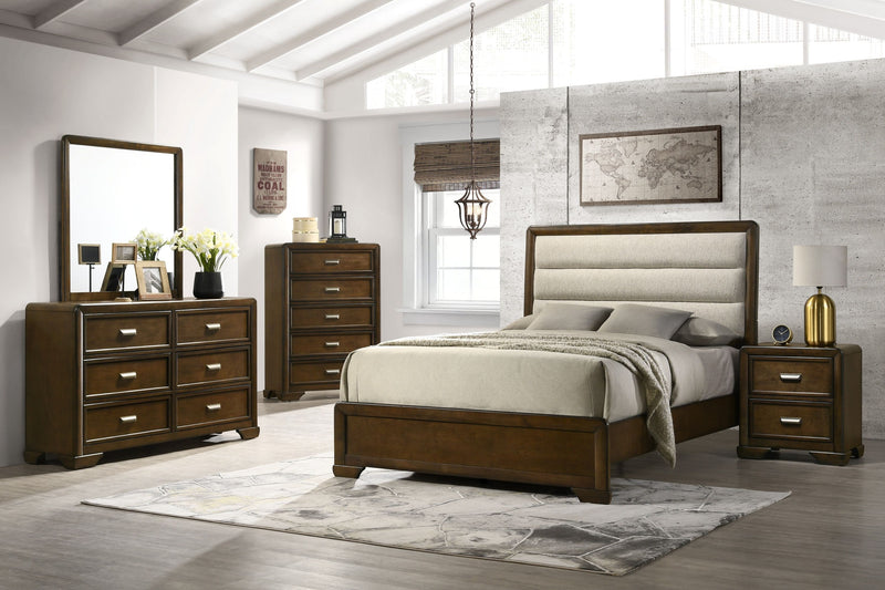 Coffield - Dresser & Mirror - Brown