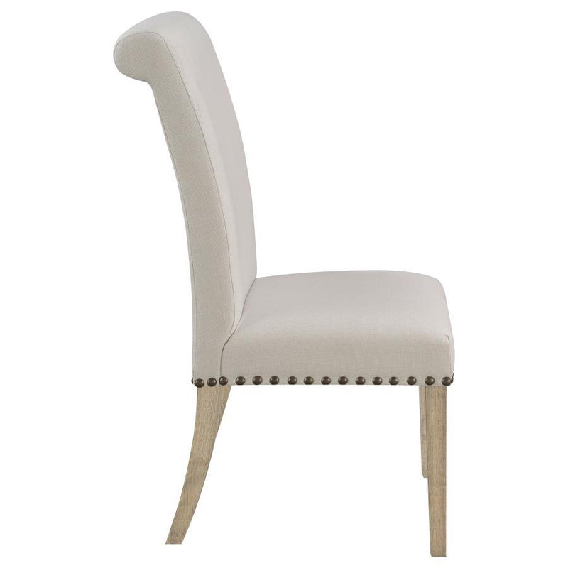 Salem - Fabric Upholstered Dining Side Chair (Set of 2) - Beige