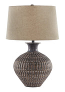 Magan - Metal Table Lamp  - Antique Bronze Finish