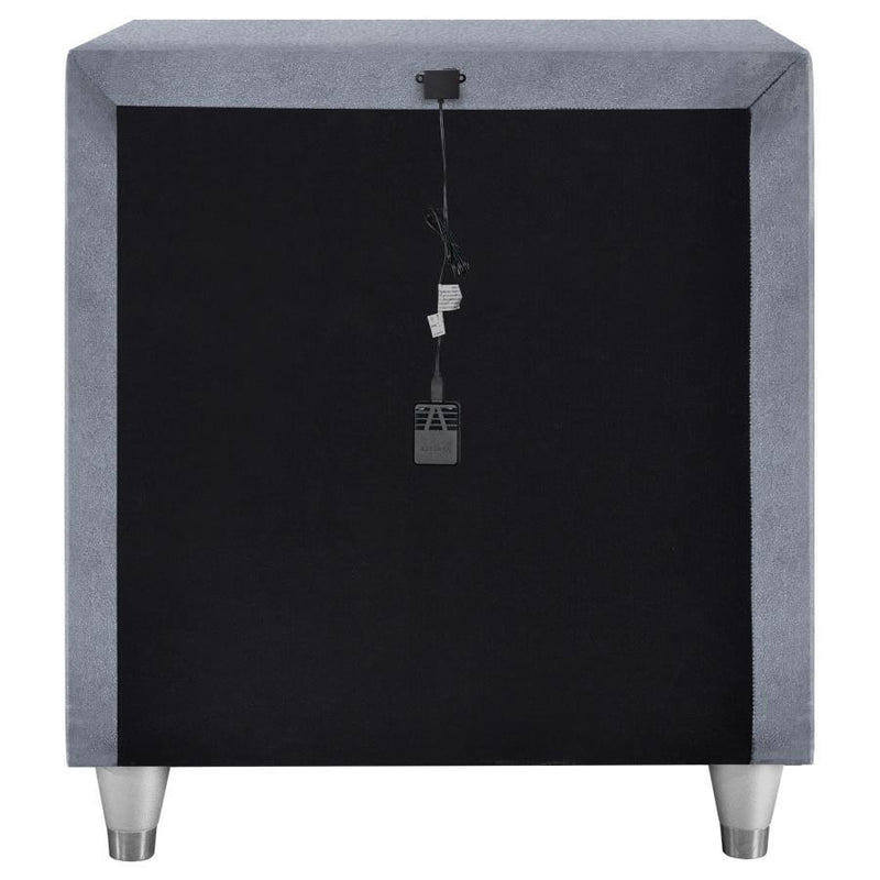 Antonella - 3-Drawer Upholstered Nightstand