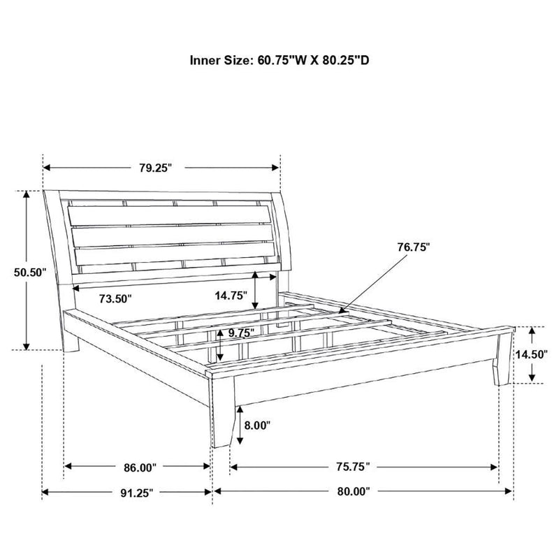 Serenity - Panel Bed