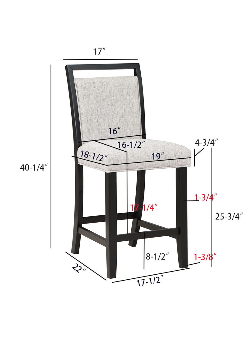 Dary - Counter Height Dining Chair (Set of 2) - White