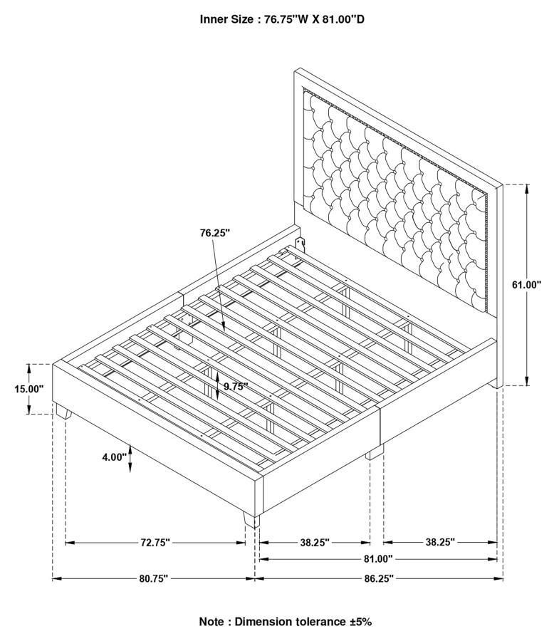 Hailey - Panel Bed