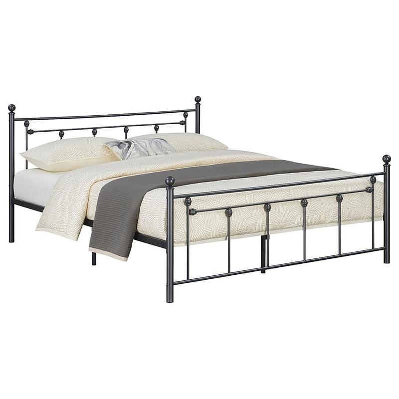 Canon - Metal Slatted Headboard Platform Bed