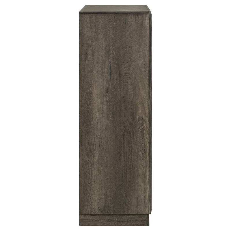 Janine - 5-Drawer Chest - Gray