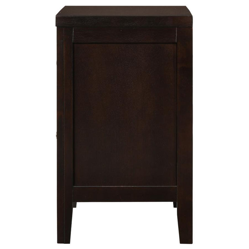 Carlton - 2-Drawer Rectangular Nightstand - Cappuccino