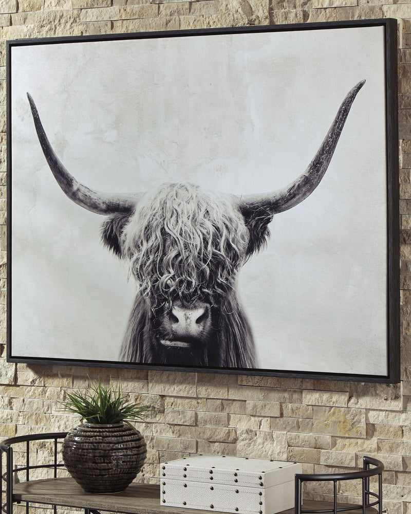 Pancho - Black / White - Wall Art