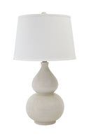 Saffi - Ceramic Table Lamp  - Cream