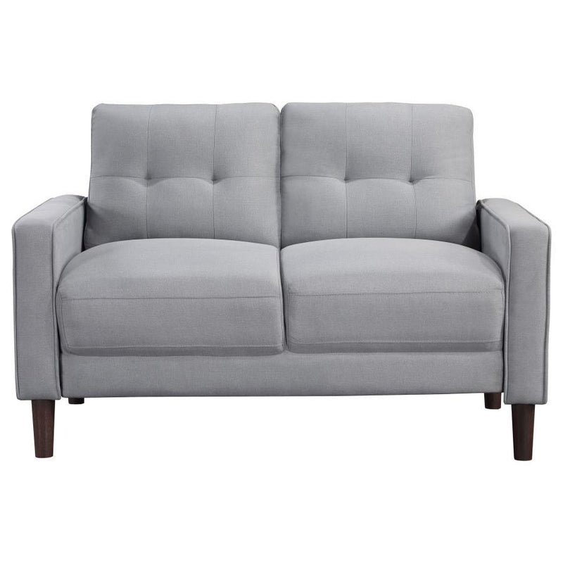 Bowen - Upholstered Track Arms Tufted Sofa Set