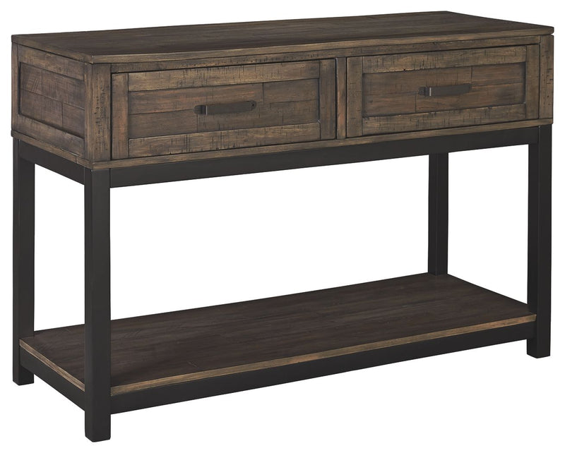 Johurst - Grayish Brown - Sofa Table