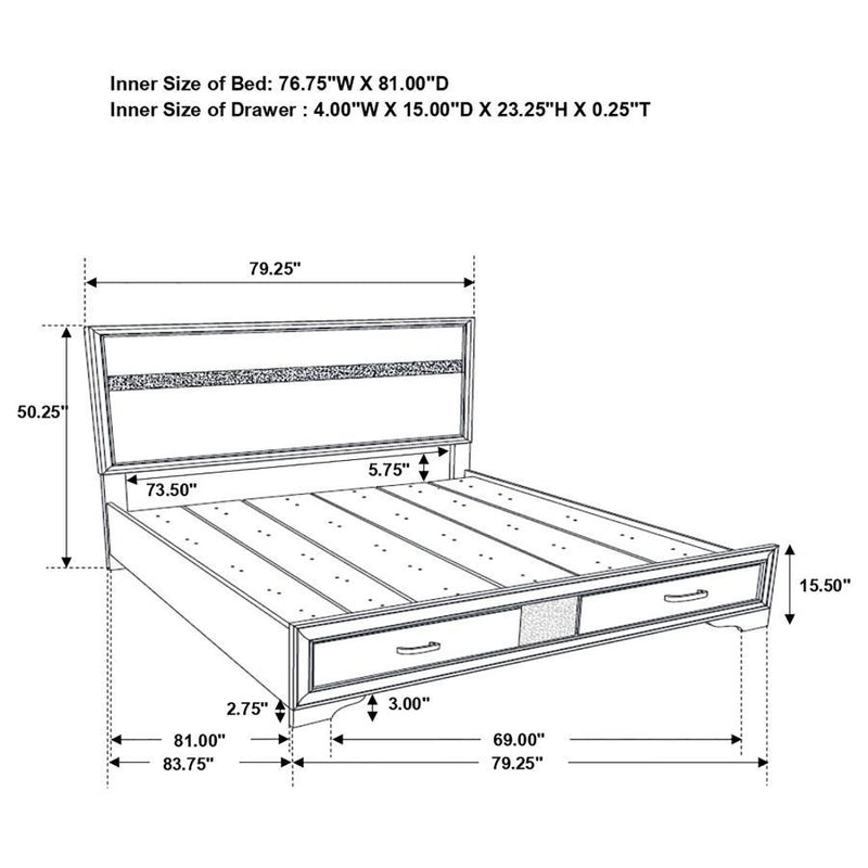 Miranda - Contemporary Bedroom Set