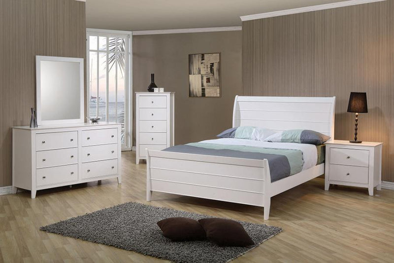 Selena - Sleigh Platform Bed Bedroom Set