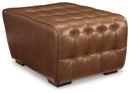 Temmpton - Oversized Accent Ottoman - Chocolate